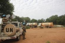 Pasukan Garuda di Sudan Patroli Water Point  